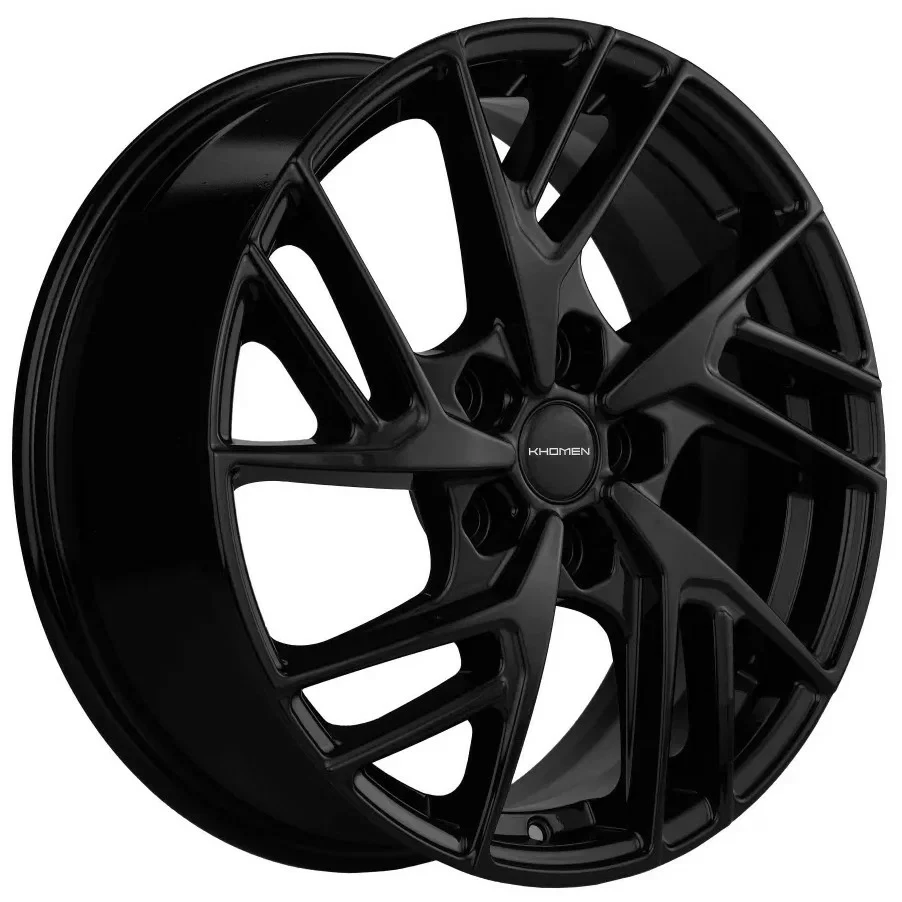 Khomen KHW1722 Black 5*112 6.5xR17 ET38 DIA57.1
